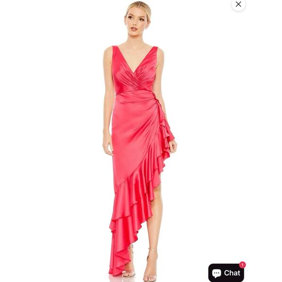 Mac Duggal asymmetrical hem dress, 2 - Picture 1 of 12